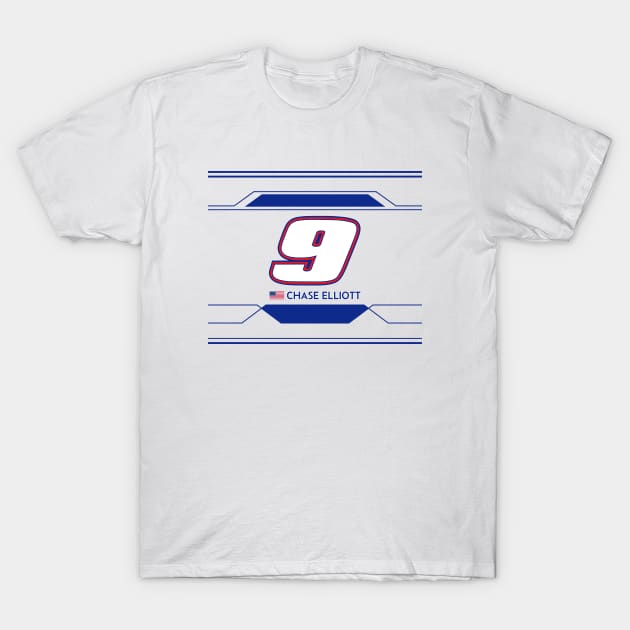 Chase Elliott #9 2023 NASCAR Design T-Shirt by AR Designs 